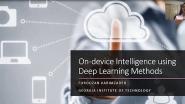 On-device intelligence using a low-power deep learning method- WIE ILC 2021