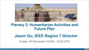 IEEE IHTC 2021 - Region 7 2021 Humanitarian Activities and Future Plan