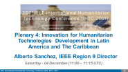 IEEE IHTC 2021 - Innovation for Humanitarian Technologies Development in Latin America and The Caribbean