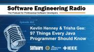 Kevlin Henney & Trisha Gee on 97 Things Every Java Programmer Should Know - SE Radio podcast #465