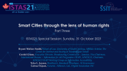 IEEE ISTAS 2021 - Smart Cities through the Lens of Human Rights: FIreside Chat