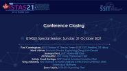 IEEE ISTAS 2021 Conference Closing Remarks