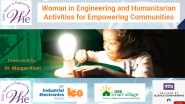 Webinar - Women in Engineering and Humanitarian Activities for Empowering Communities 